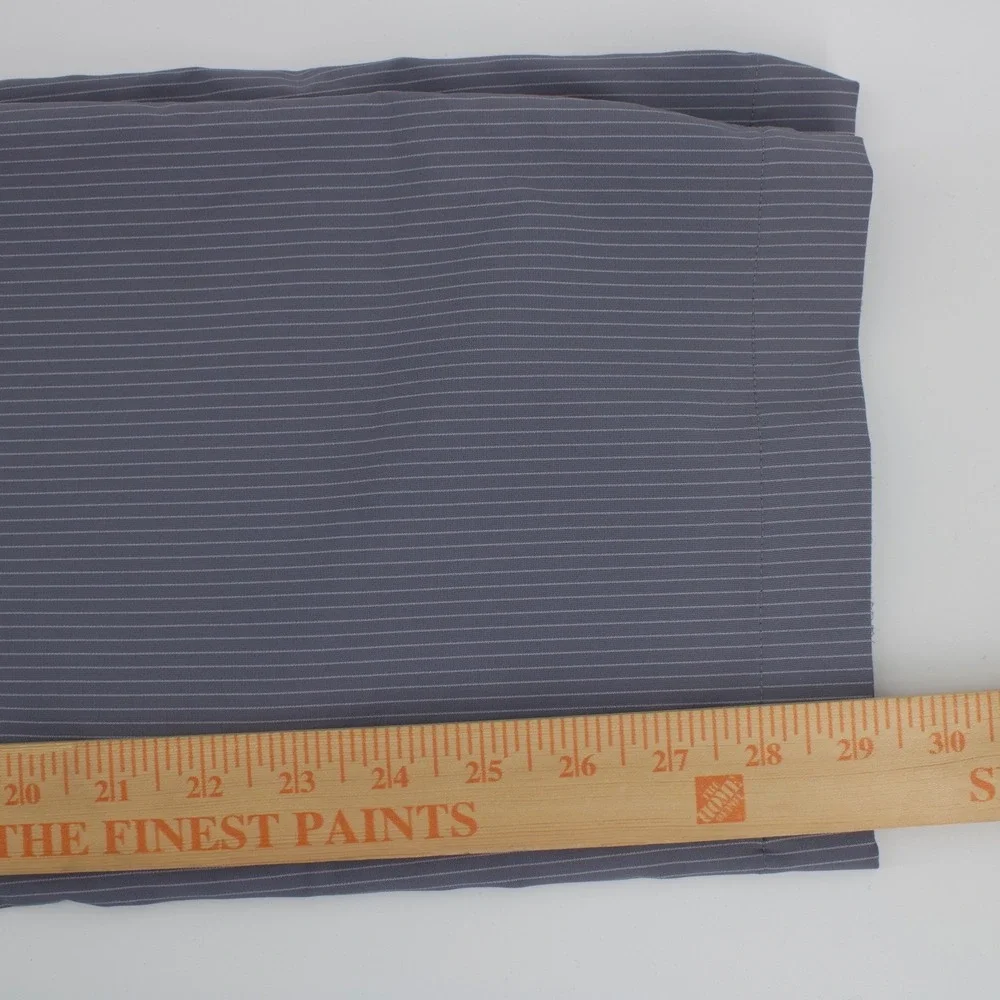 Nike Golf Pants Mens 34x30 Grey Dri-FIT Pinstripe Flat Front Trousers 335936-065